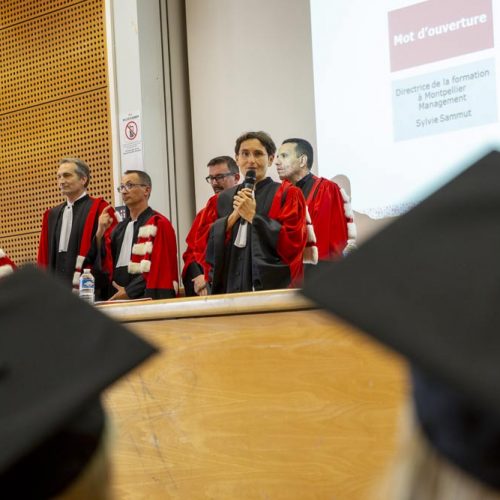 Remise de diplômes Licence Master - Pôle Audit Contrôle Finance- Montpellier Management