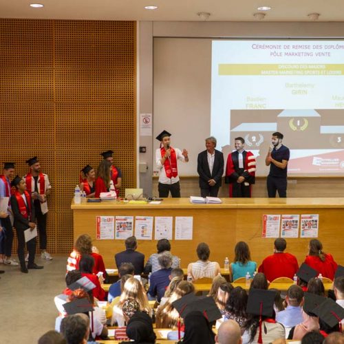 Remise de diplômes Licence Master - Pôle Marketing Vente - Montpellier Management
