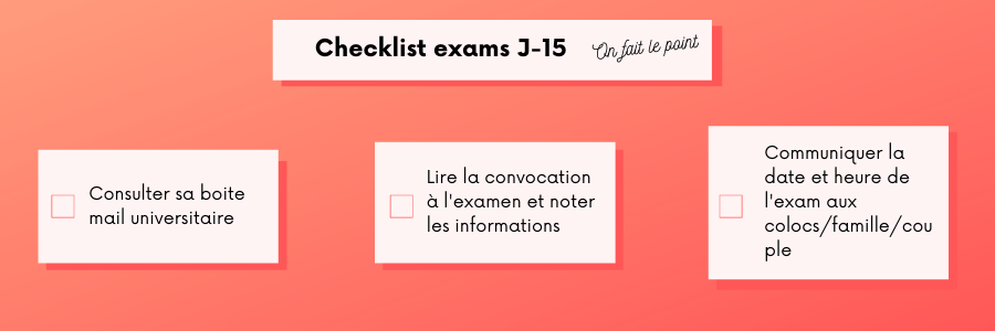 passer ses examens sans stress montpellier management checklist - Montpellier Management