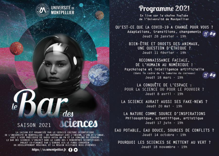 Bar des sciences programme Bar des Sciences Live - Montpellier Management
