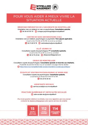 Vous aider à mieux vivre la situation - Montpellier Management