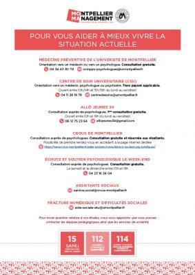 Vous aider à mieux vivre la situation - Montpellier Management
