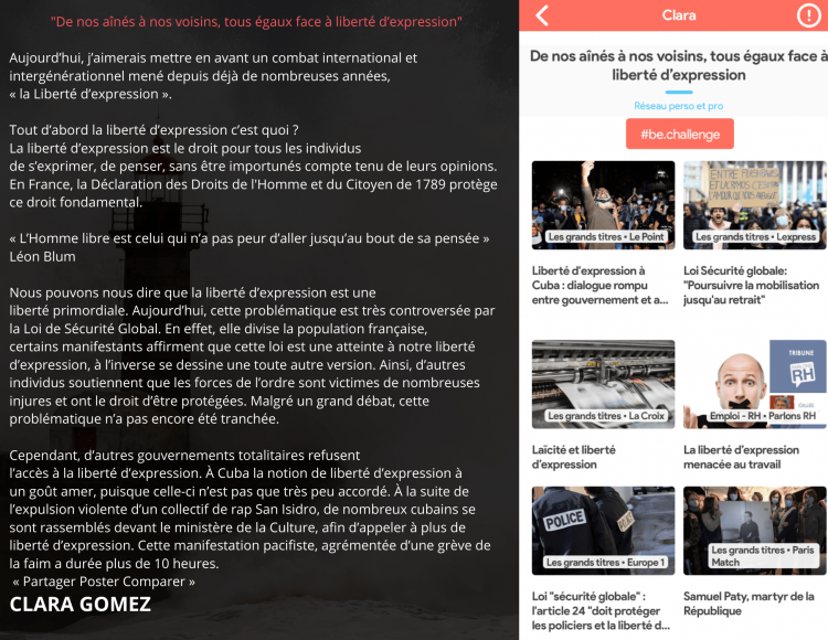2-min Clara Gomez, grande gagnante du challenge Be.my media - Montpellier Management