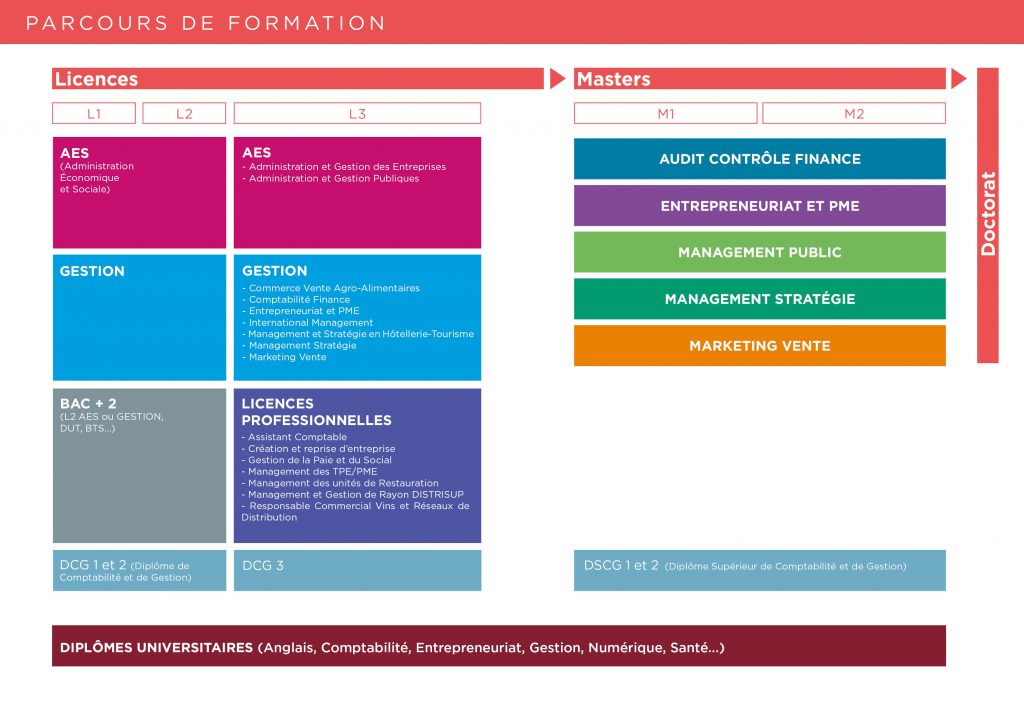 Parcours de formation global A4_2021-2022 Une nouvelle offre de formation à la rentrée de septembre 2021 - Montpellier Management