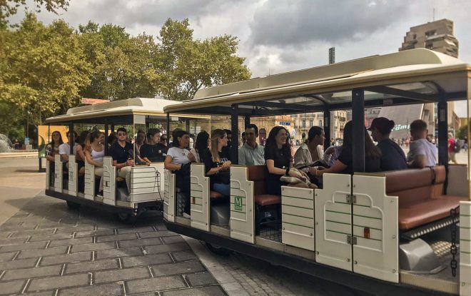 Visite de Montpellier en petit train Visite de Montpellier en petit train