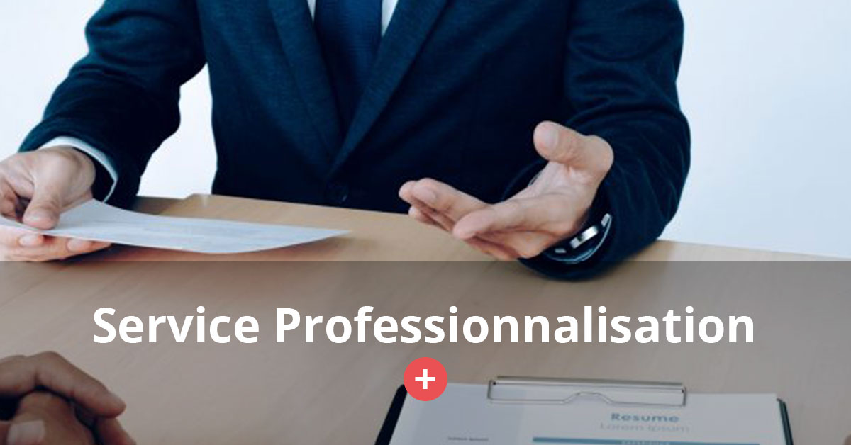 service professionnalisation