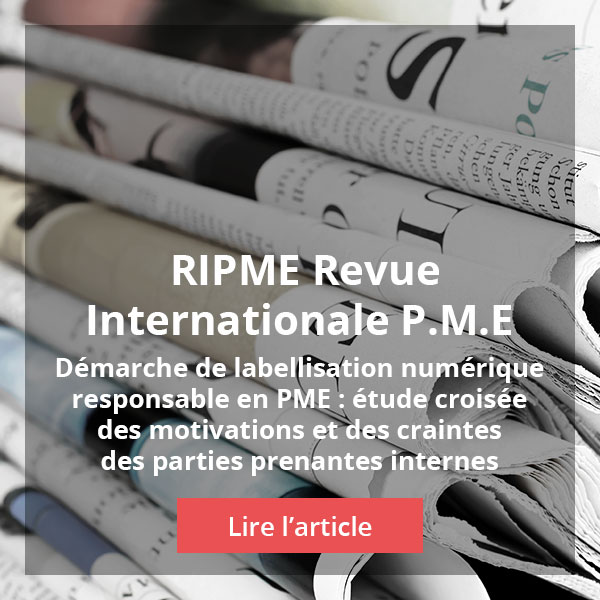 RIPME Revue Internationale P.M.E novembre 2023
