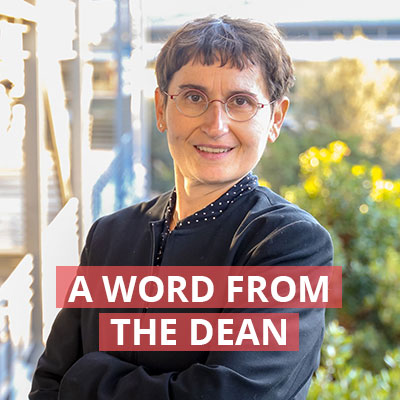 A word from the dean