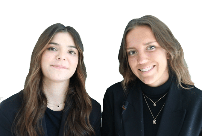 Elvia et Audrey étudiantes en L3 MV