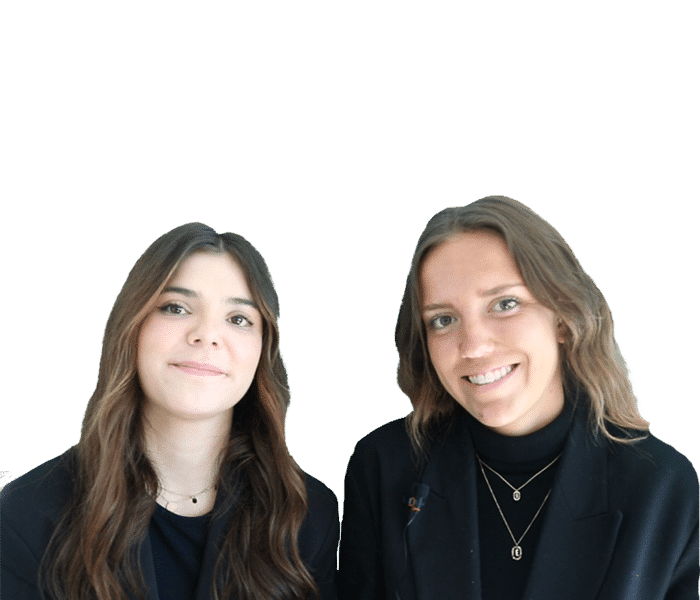 Elvia et Audrey étudiantes en L3 MV