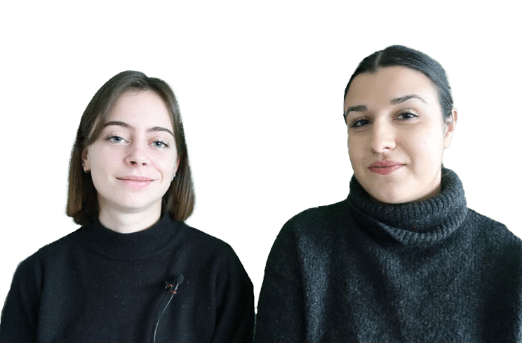 Lola et Clarisse étudiantes en L3 Pro RCVRD