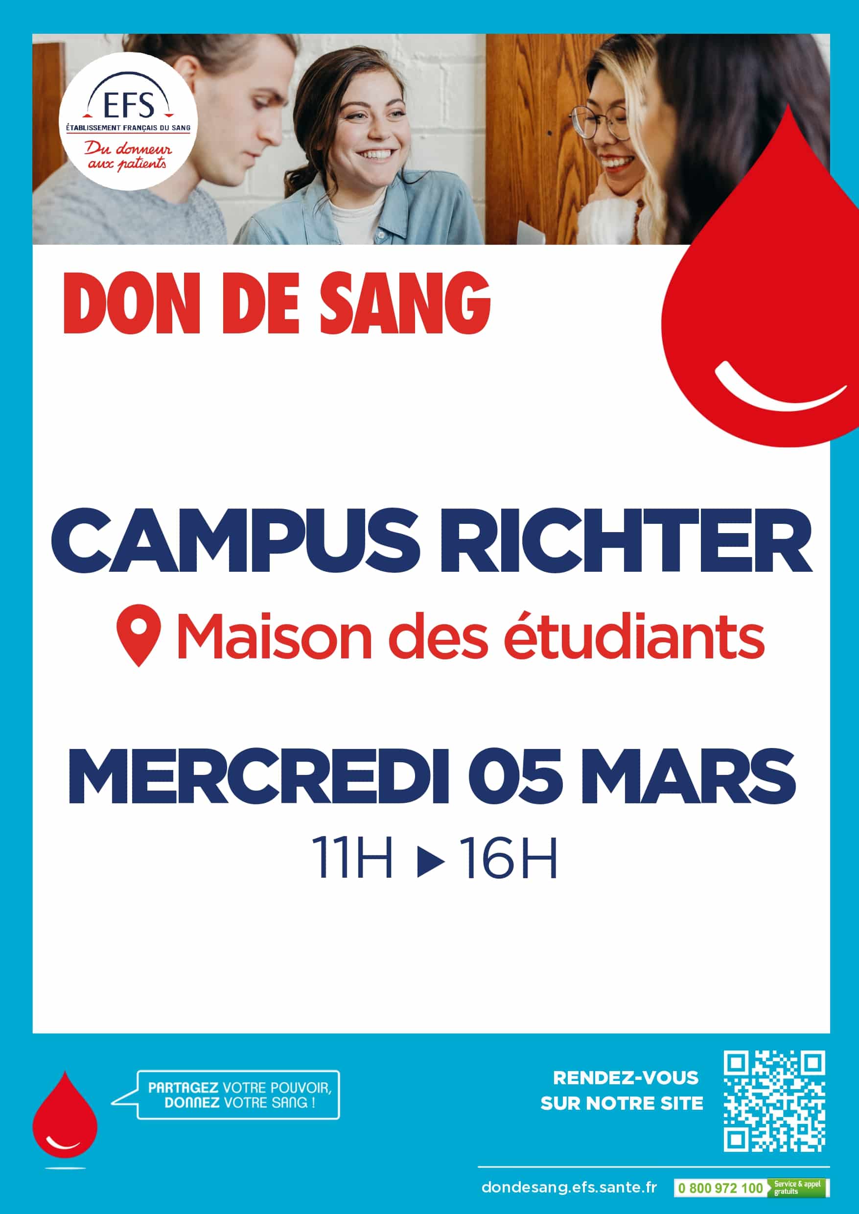Collecte de sang