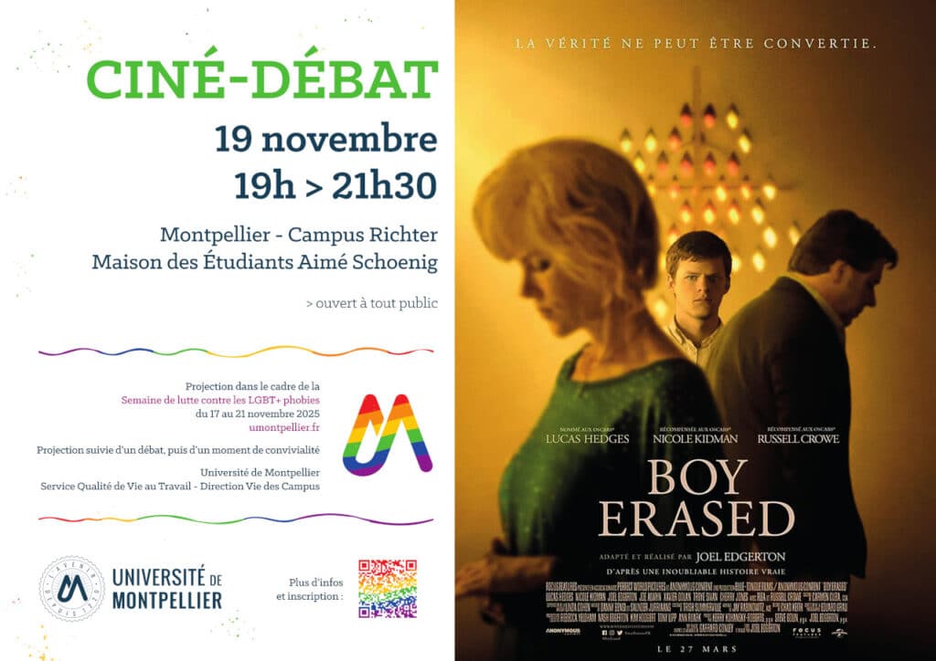 Projection du film Boy Erased