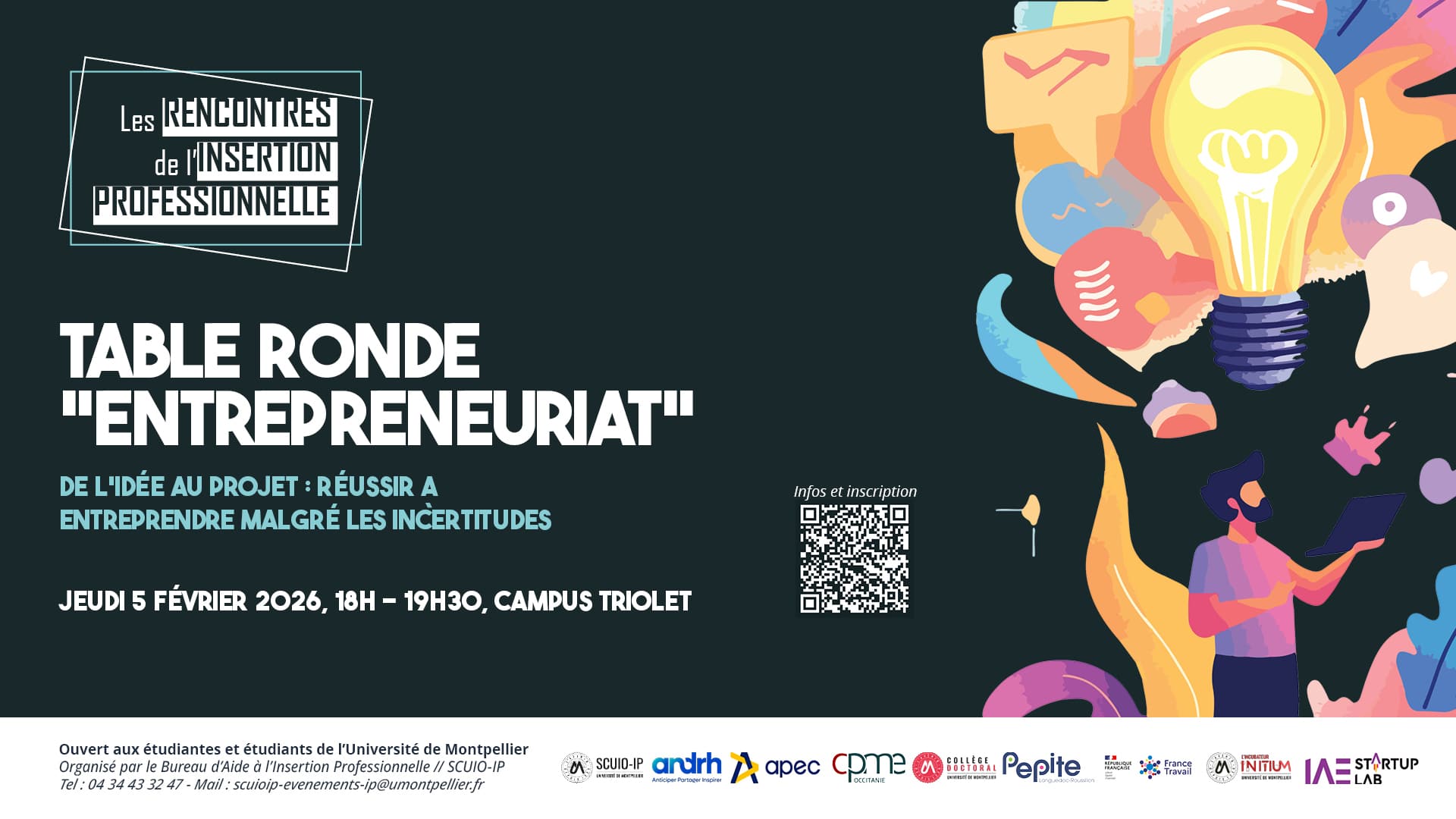 Table ronde Entrepreneuriat - Jeudi 5 février 2026