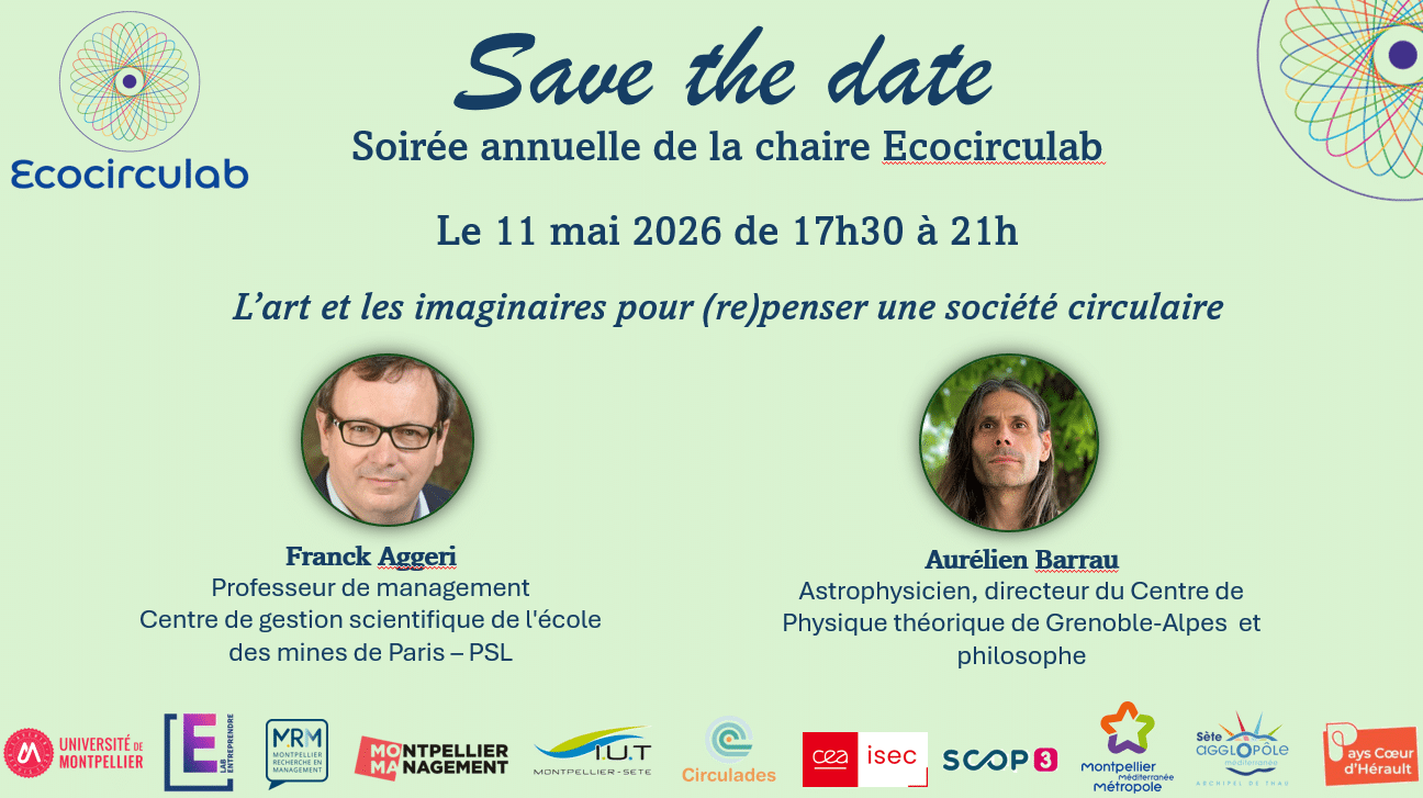 Soirée annuelle chaire Ecocirculab 2026