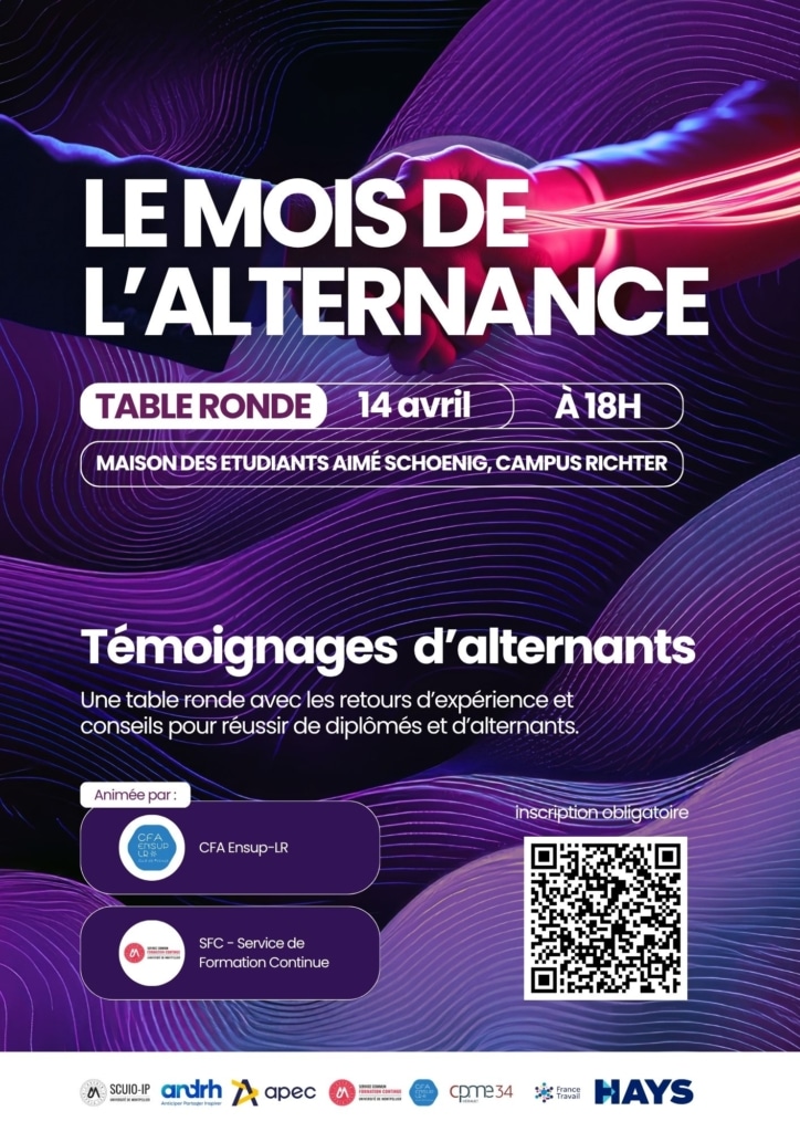 Table ronde - Témoignages d’alternants