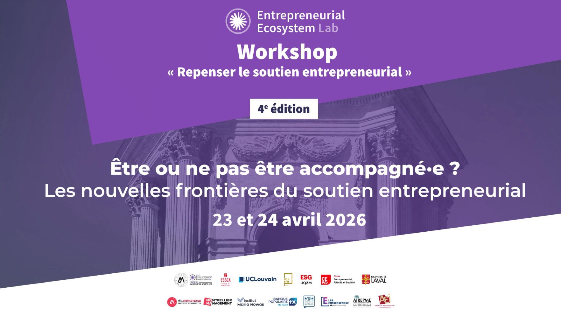 Workshop Entrepreneurial Ecosystem Lab - Table ronde