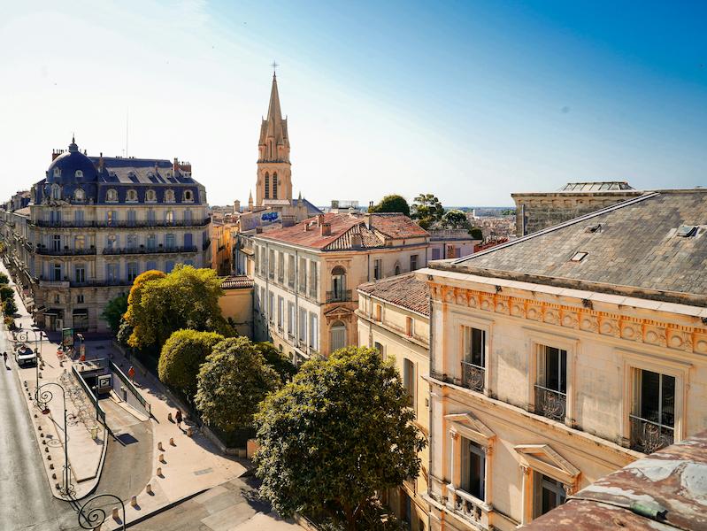 Vue sur Montpellier